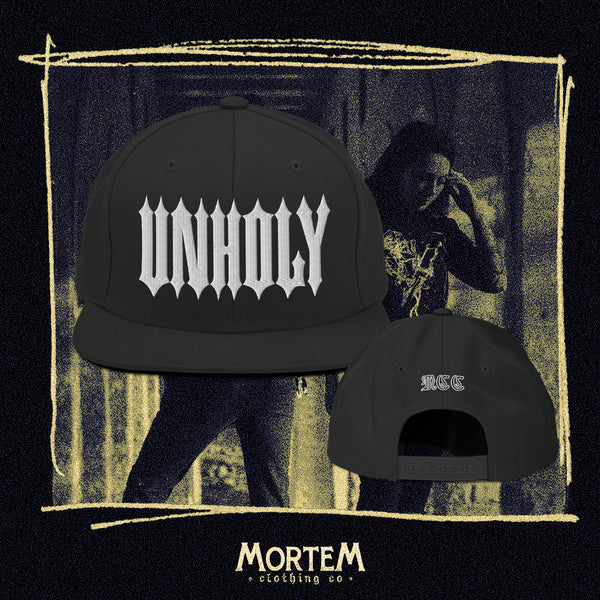 UNHOLY Flat Brim Snap-Back Hat