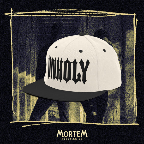 UNHOLY Flat Brim Snap-Back Hat