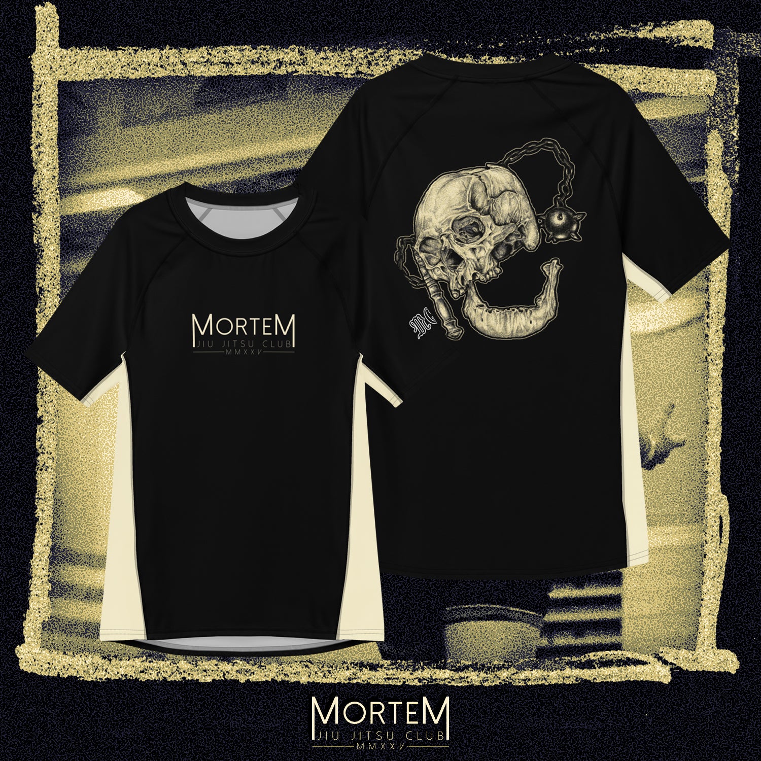 Mortem Essentials Logo Heavyweight Rash Guard